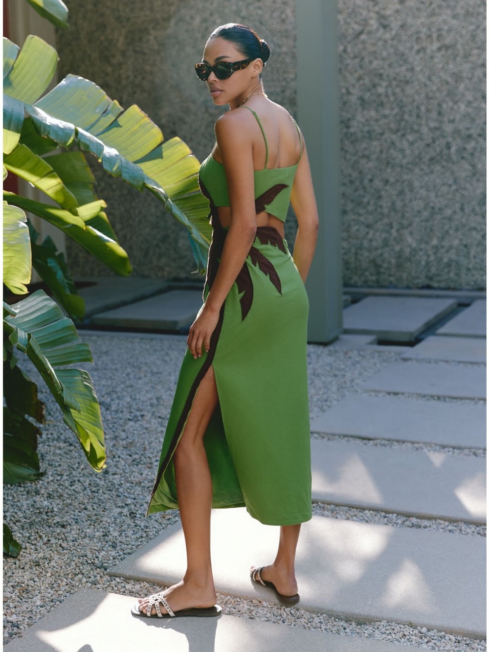 Farm Rio Palm Tree Midi Dress NWT Anthro $348